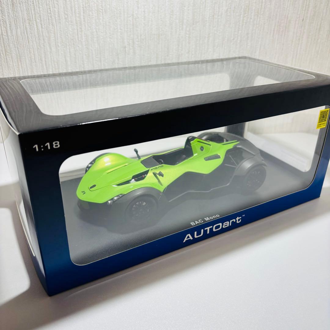 貴重廃盤】AUTOart 1/18 BAC MONO メタリックグリーン 美品 - メルカリ