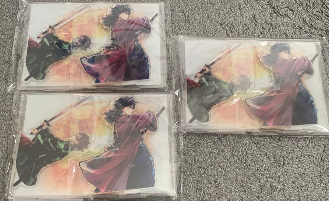 鬼滅の刃 C106 繋ぐ C賞 アクリルスタンド 竈門炭治郎 冨岡義勇