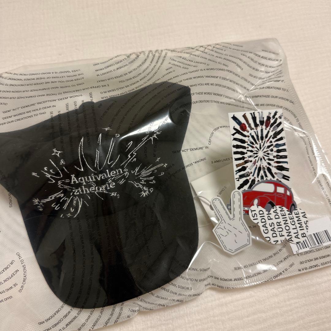 新品未開封 匿名配送 GADID ANONIEM ZHOK キャップ　ブラック