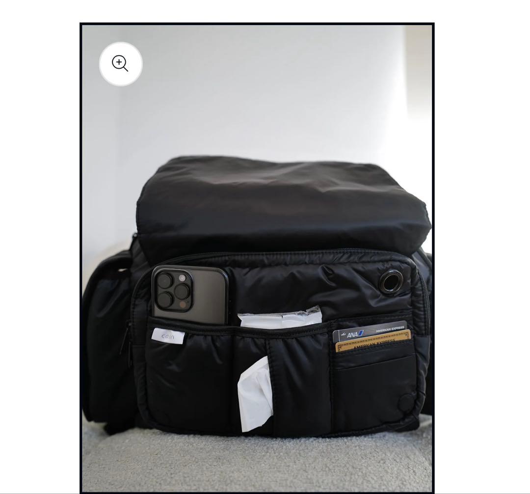 Calin multi parents backpack ブラック - メルカリ