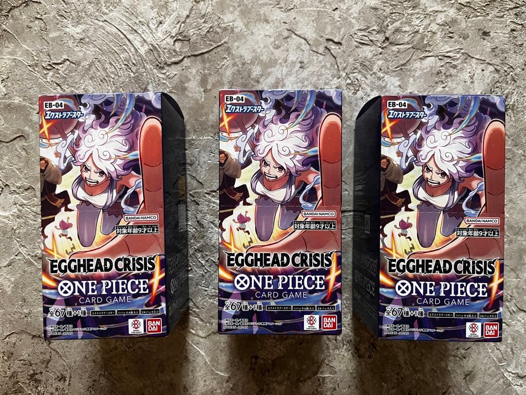 EGGHEAD CRISIS ONE PIECE カードゲーム 3BOXセット - メルカリ