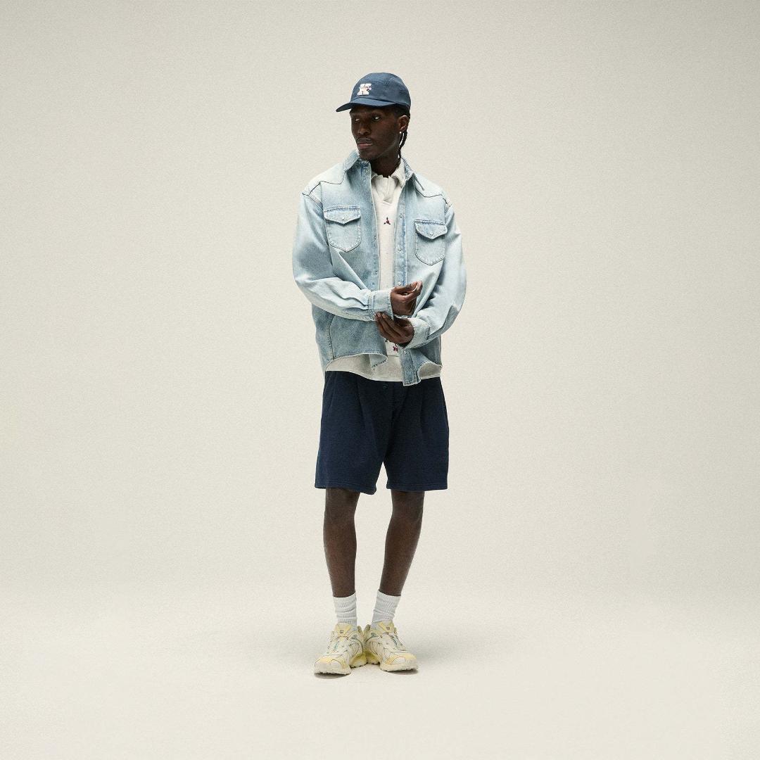 2026 KITH NYC Webster Denimウェブスターデニムシャツ Kith Webster Denim Shirt - Keaton Wash