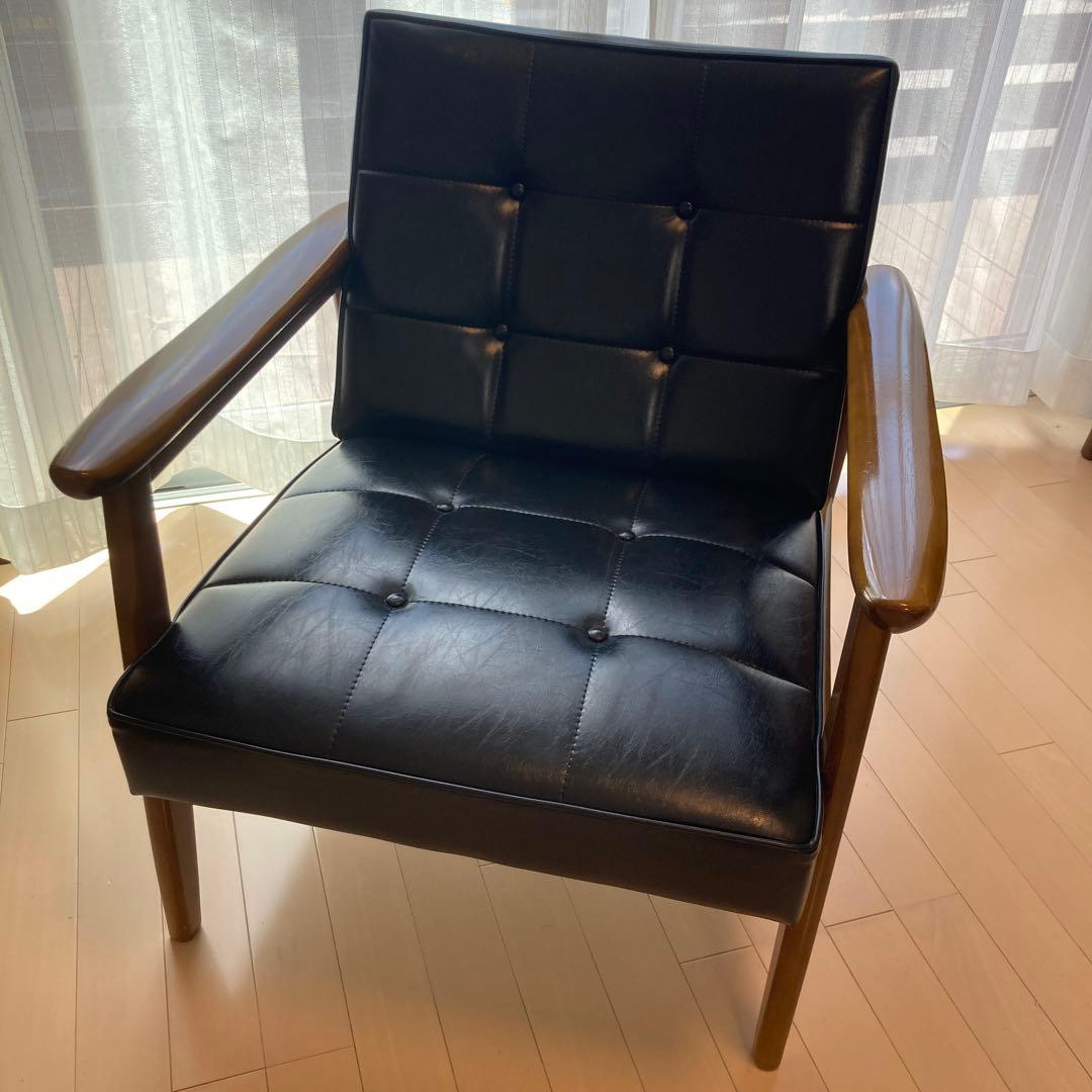 カリモク60 Kチェア　1シーター　スタンダードブラック