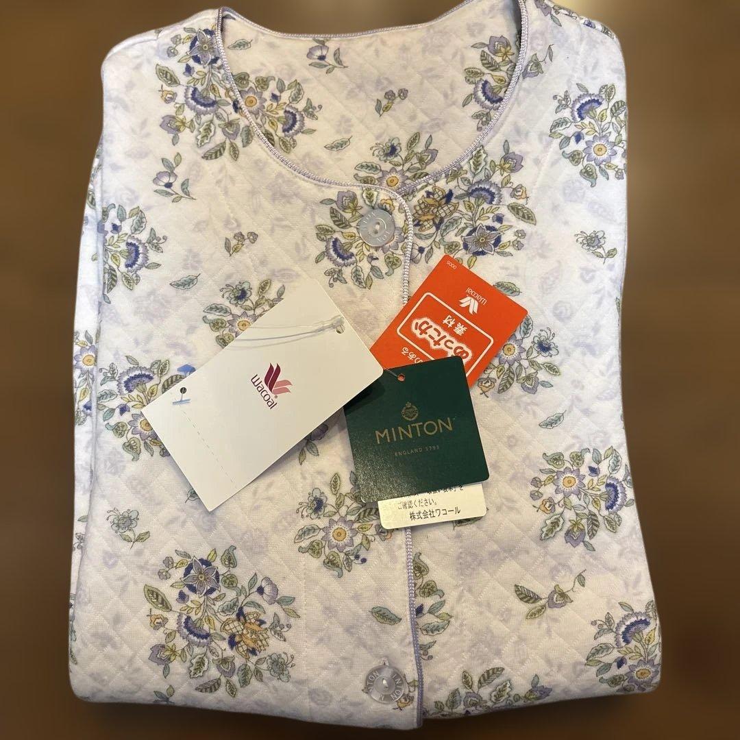 新品タグ付き【ワコール】MINTON 婦人パジャマ 冬物パジャマ Mサイズ