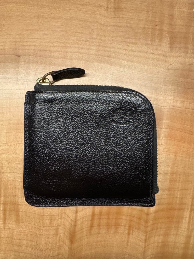 【期間限定最終値下げ】イルビゾンテ コンパクトウォレット 黒レザー