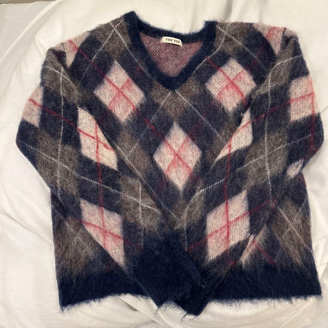 thetoe Sendlinger Argyle Knit ネイビー - メルカリ