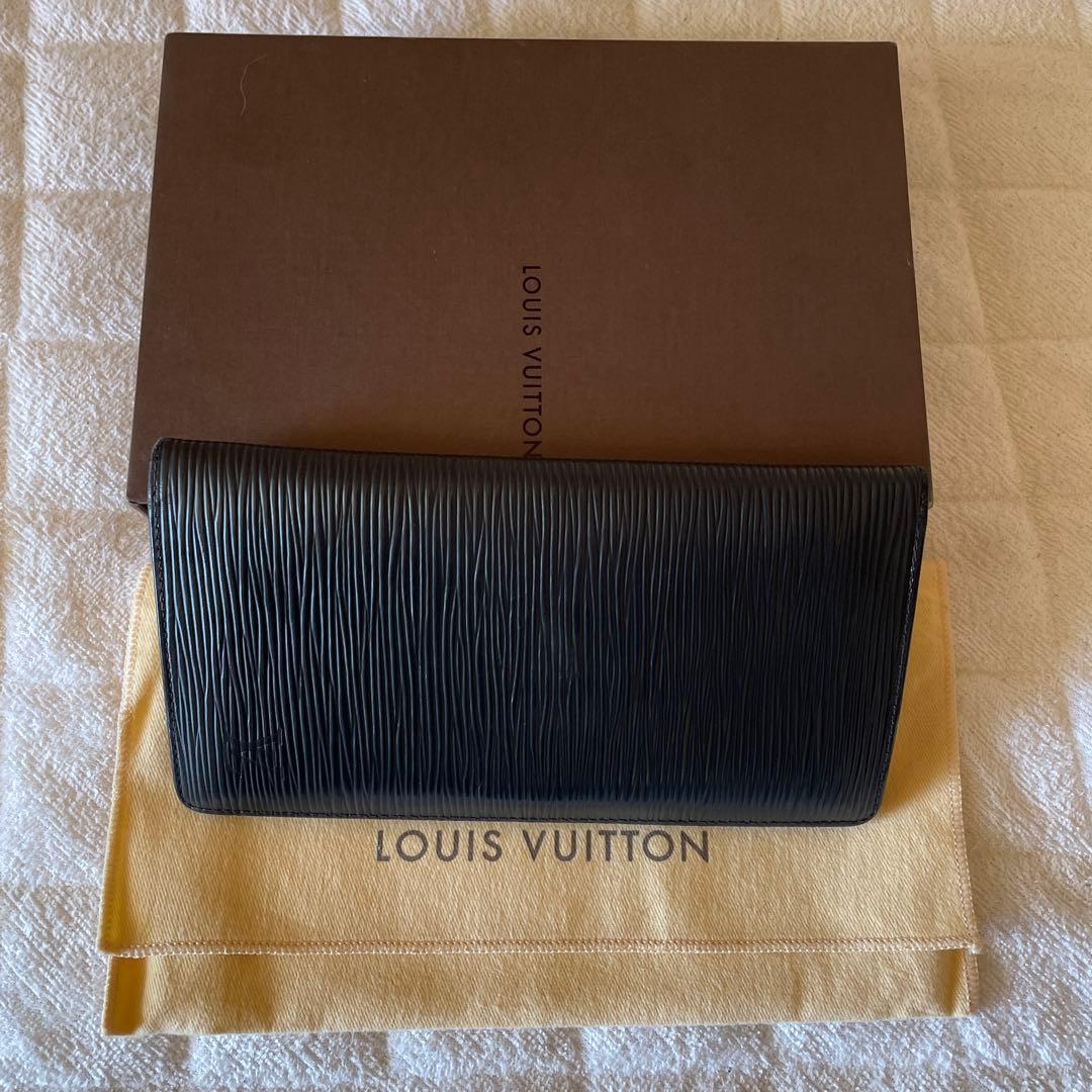 ルイヴィトン エピ 長財布 黒 箱 保存袋付 正規品 LOUIS VUITTON ルイヴィトン エピ 長財布 ブラック｜Yahoo!フリマ（旧