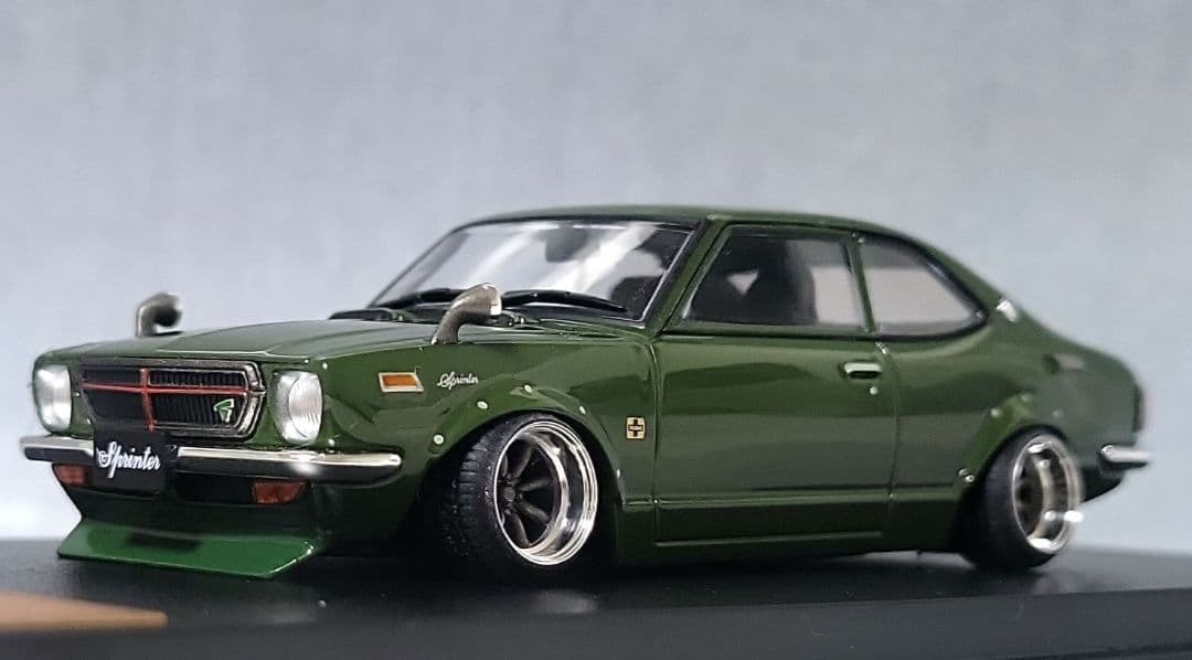 1/43 スプリンター 27トレノ改 ワタナベ ホイール アルミ製 深リム