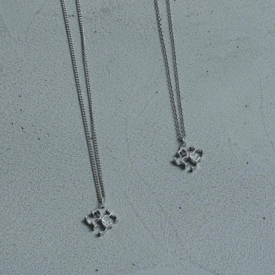 GRAiL Cross logo necklace - white silver - メルカリ