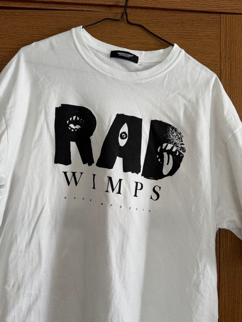 白*湯様 RADWIMPS UNDERCOVER 白 Tシャツ 5 限定 RADWIMPS x UNDERCOVER コラボ Tシャツ 20th S - メルカリ