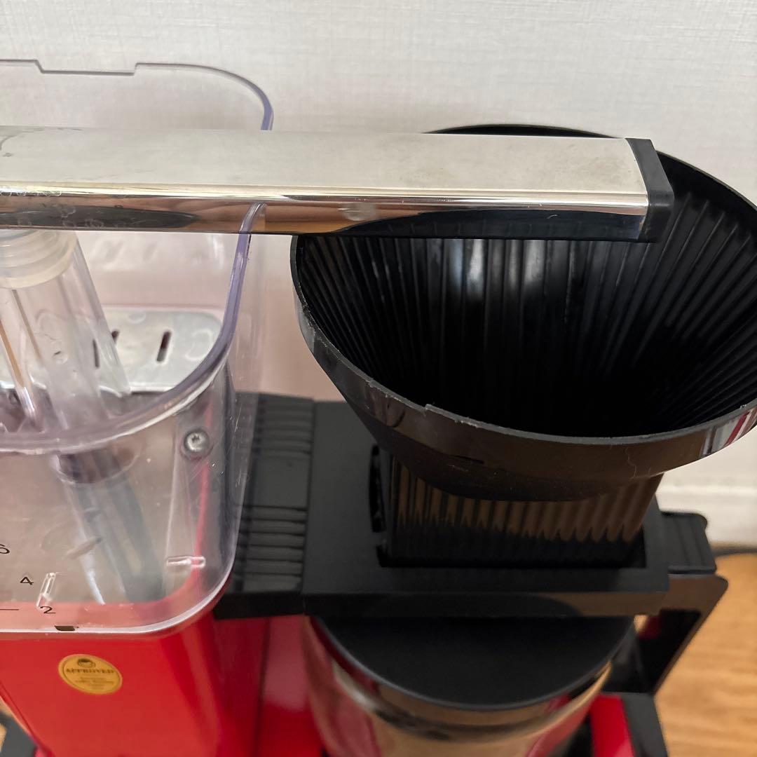 MOCCAMASTER コーヒーメーカー レッド 1.25L