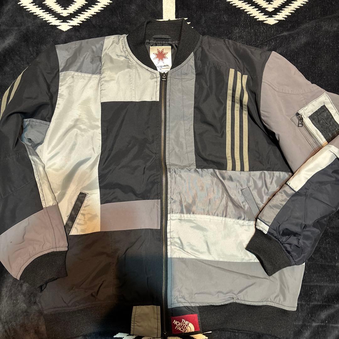 ナスングワム　バリアスブルゾン　ma-1 ナイロンジャケット