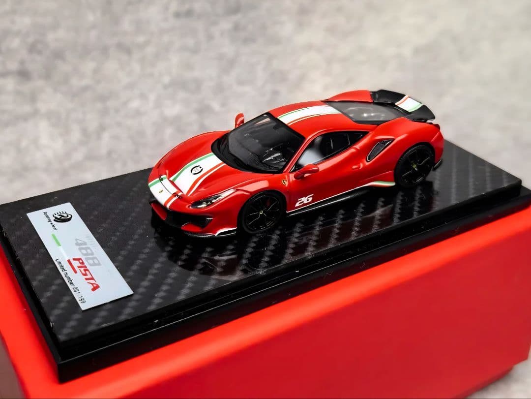 Rotating wheel 1/64 フェラーリ 488ピスタ ピロティ