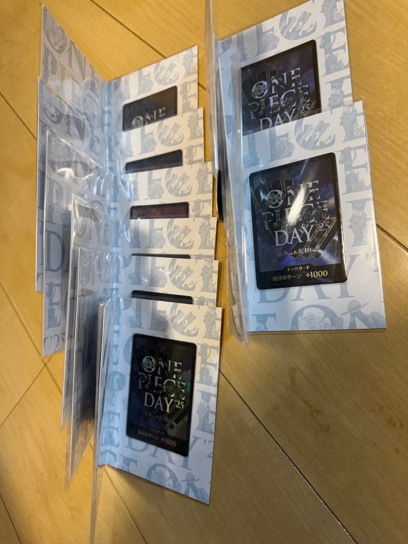 ONE PIECE DAY 25のドンカードのみです　８枚台紙カード付き！ ONE PIECE DAY'25 ドンカード ワンピースデイ 【プロモ】 - カード