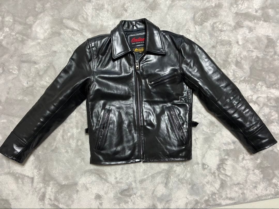 馬革 インディアン サイズ36 ホースハイド 革ジャン　 シングルジャケット