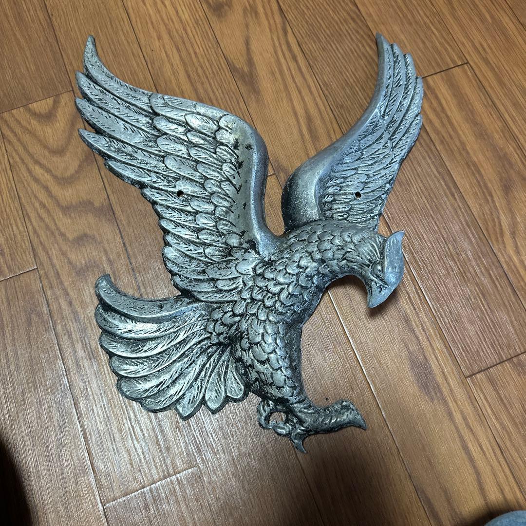 デコトラ 一番星 サロンバス レトロ 鷹 鷲 エンブレム レリーフ アルミ