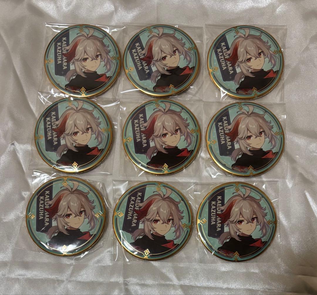 原神 万葉 スイパラ 等身缶バッジ 描き下ろし 原神 原神シリーズ キャラクター缶バッジ Genshin 楓原万葉 原神