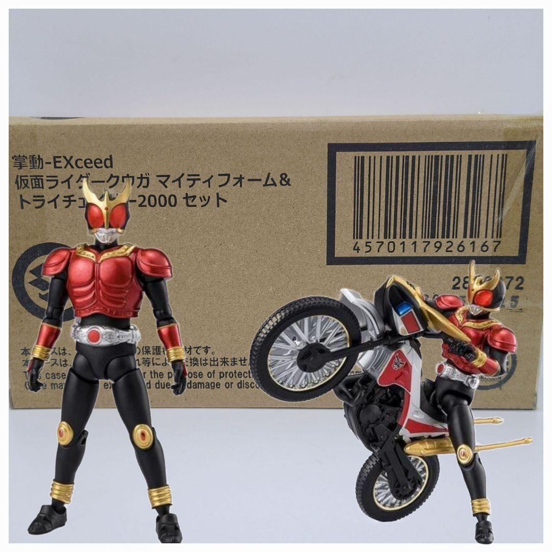 掌動EXCEED 仮面ライダークウガ&トライチェイサー2000 セット【新品】