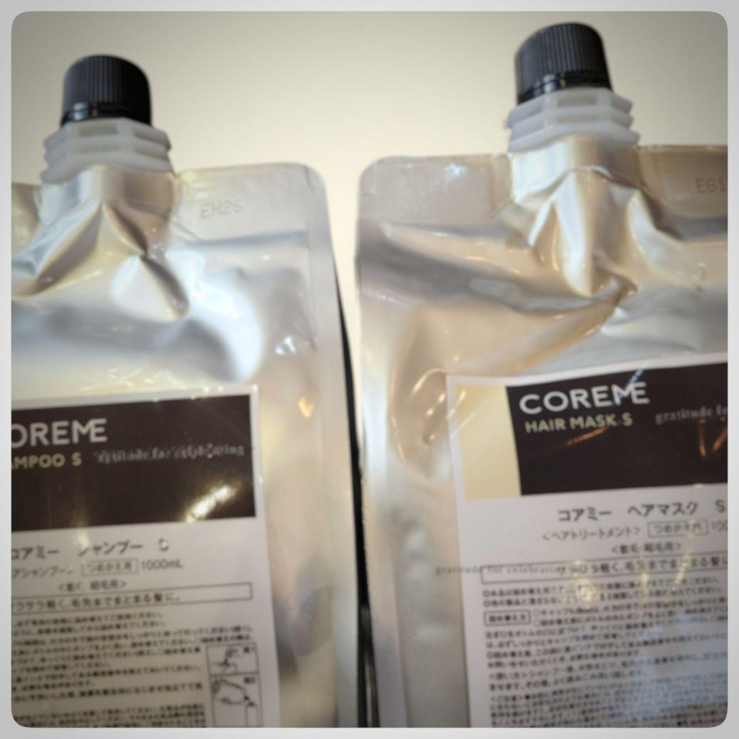 COREME シャンプー S & ヘアマスク S 1000ML