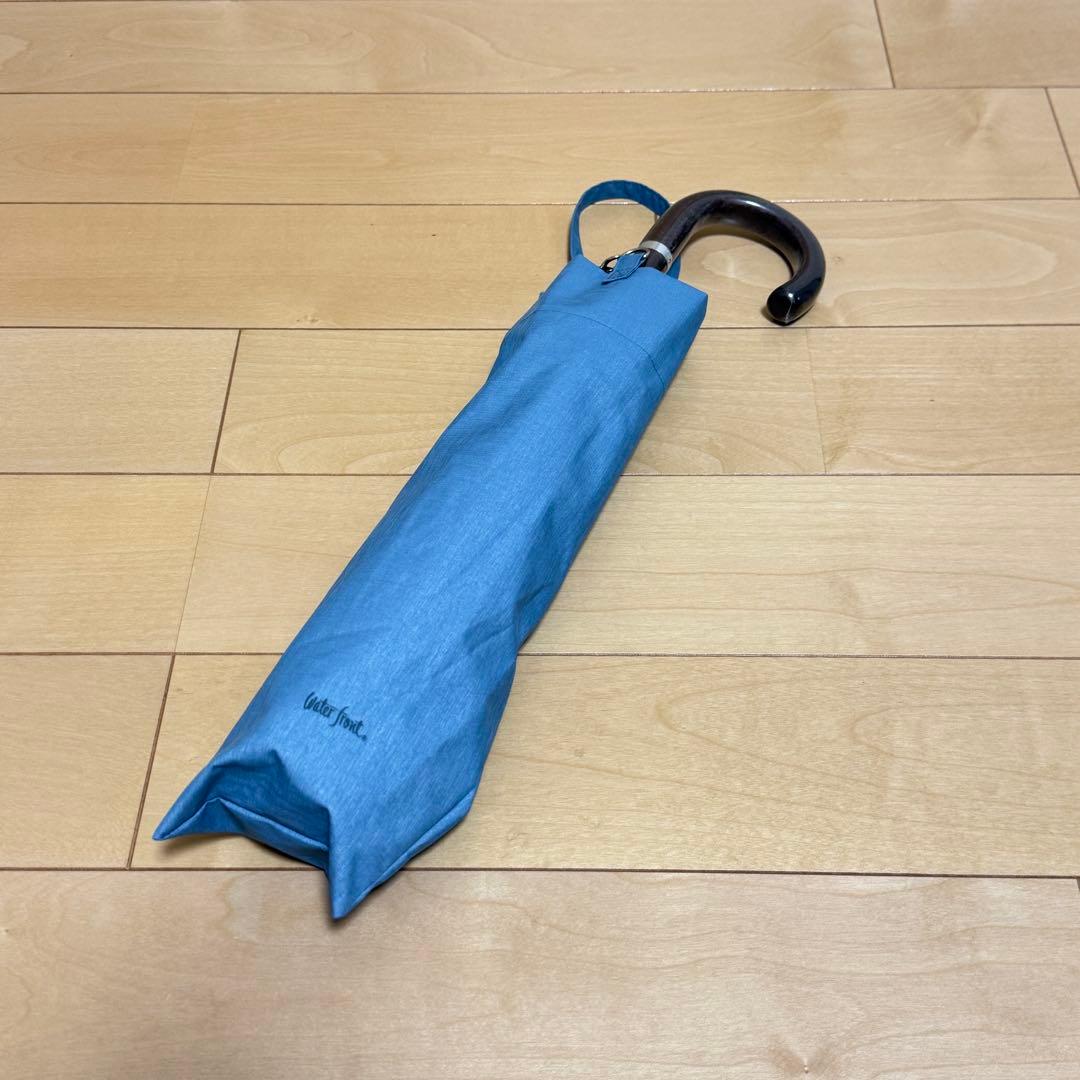 COKAGE+ コカゲ　木手元　ジャンプ折　日傘 55cm ティールブルー