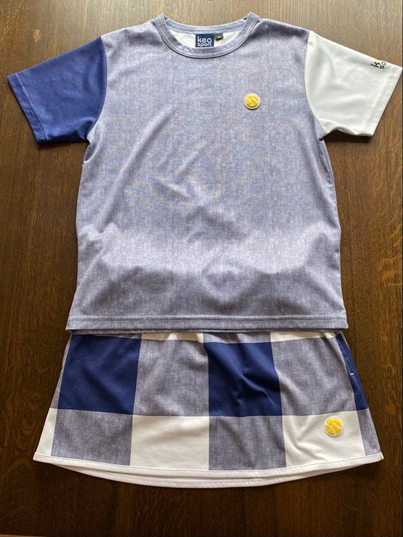 KEAキア　テニスウェア上下セット（Tシャツ&スコート）