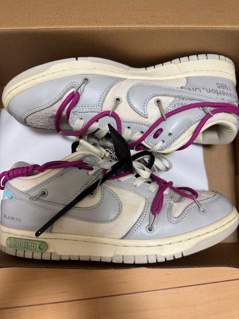 Off-White × Nike Dunk Low 1 of 50 Lot.30