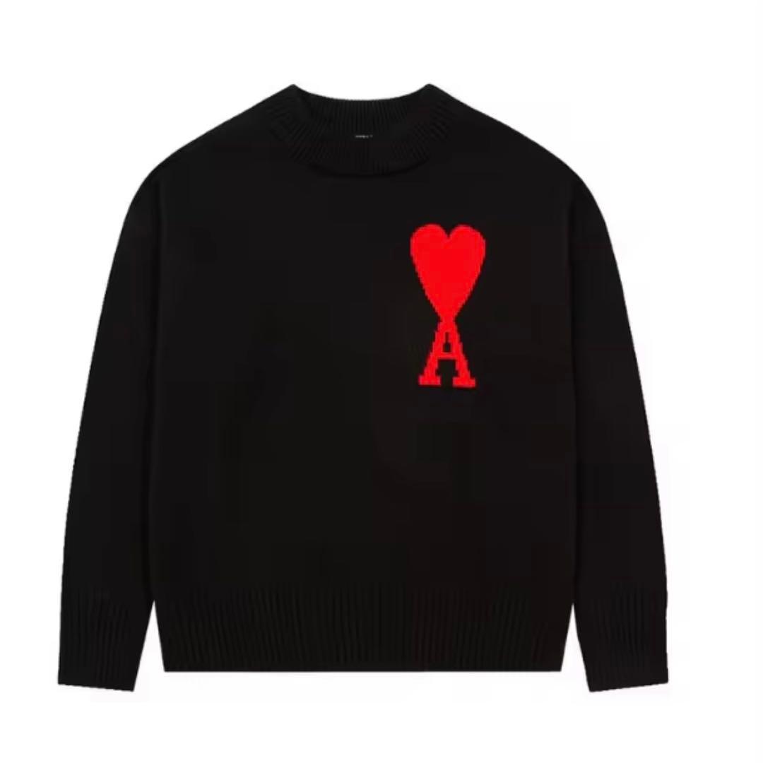 【発送まで1~2日】AmiParis アミパリス ニット セーター 楽天市場】ami paris アミパリス セーター RED ADC SWEATER UKS006 018