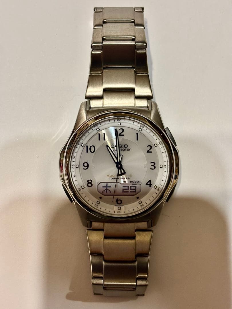 CASIO カシオ　ウェーブセプター　５１６１　チタニウム　超美品