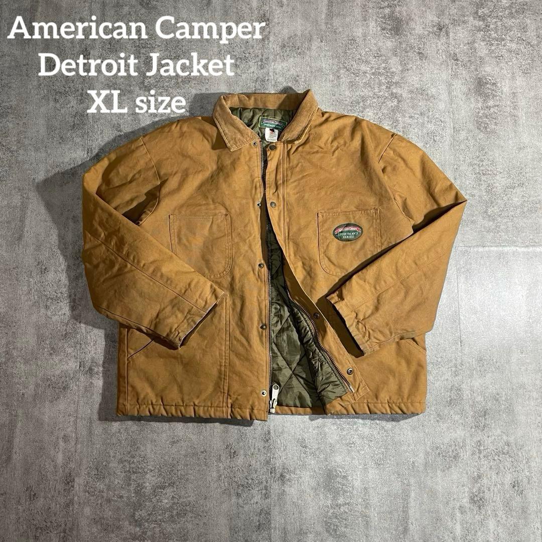 American Camperダック地デトロイトジャケット裏地キルティングXL