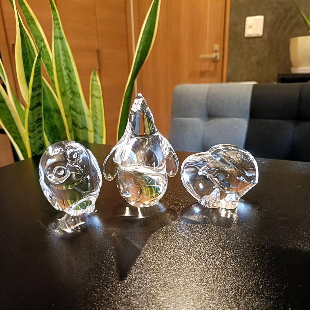 スチューベングラス【Steuben Galss】幸運の三羽セット スチューベングラス【Steuben Galss】幸運の三羽セット - メルカリ