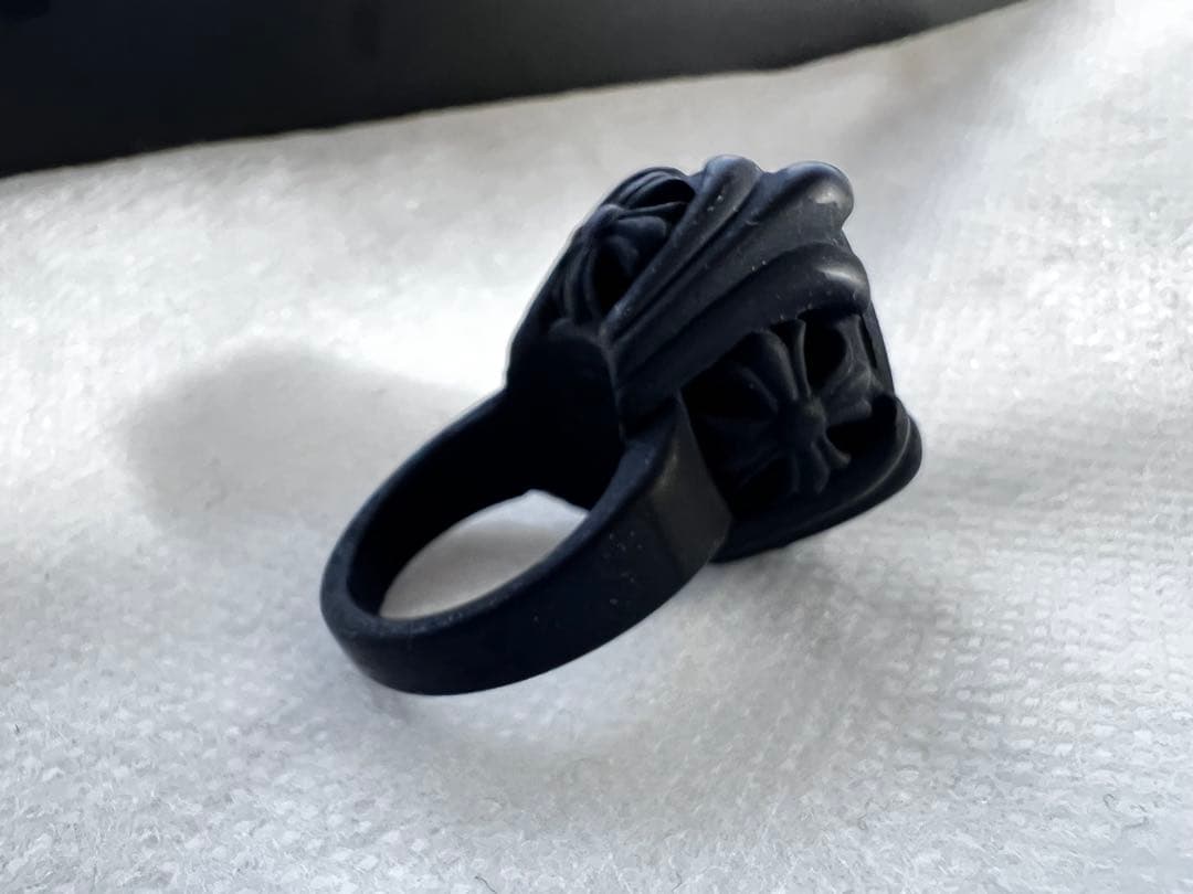 クロムハーツ｜シリコンリング ブラック Mサイズ