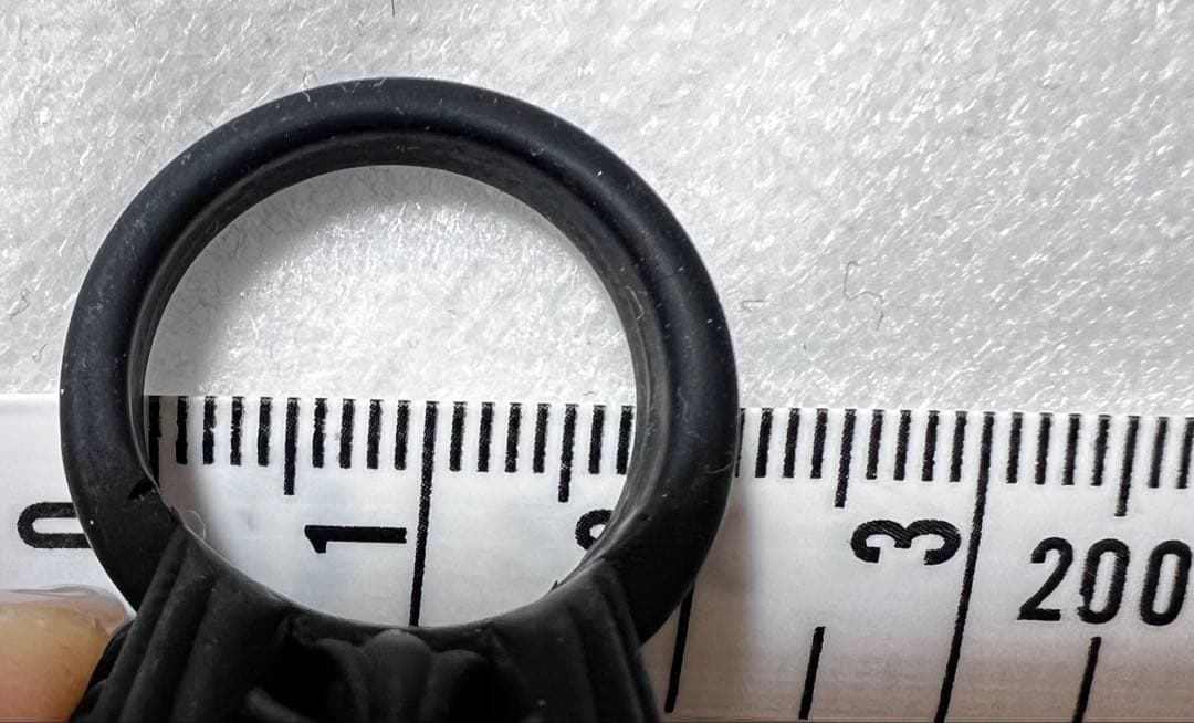 クロムハーツ｜シリコンリング ブラック Mサイズ