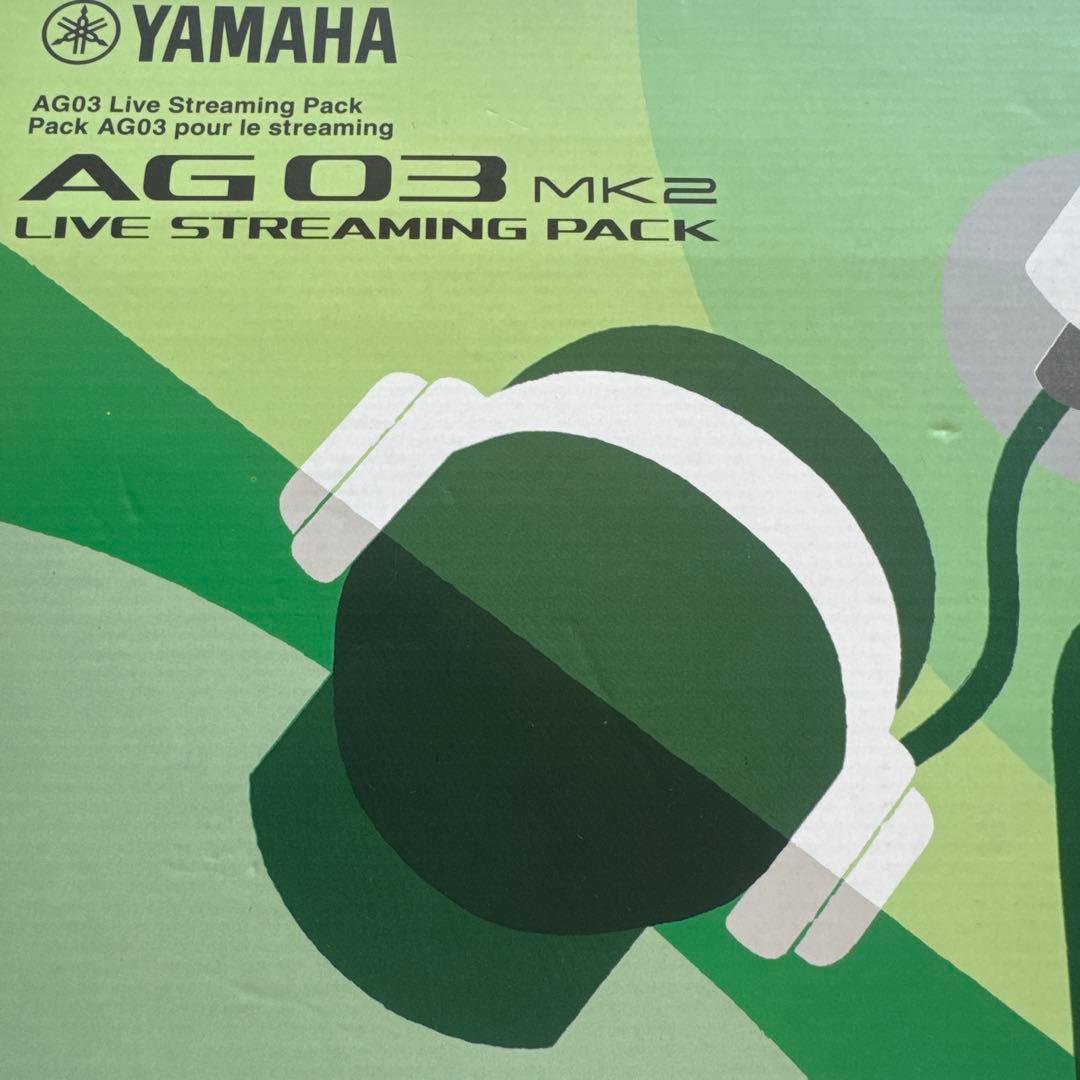 Yamaha AG03 MK2 ライブストリーミングパック（すぐに配信ができる）