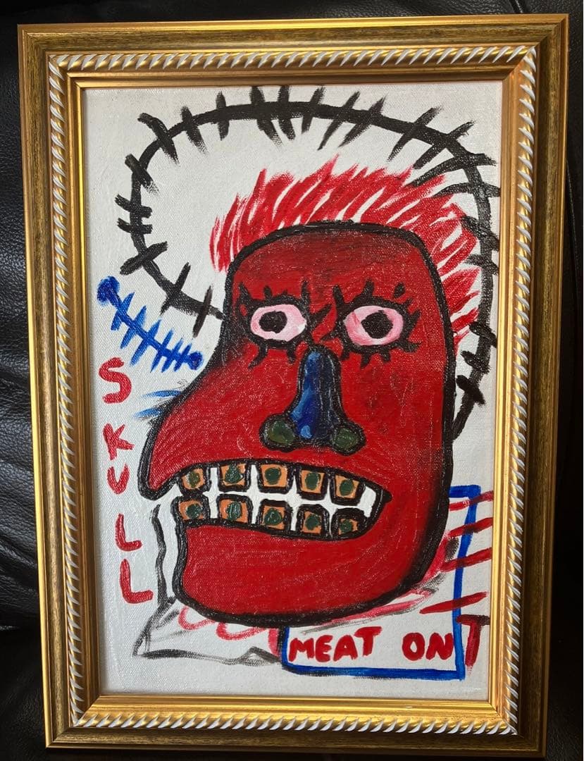 バスキア　油彩　6 模写