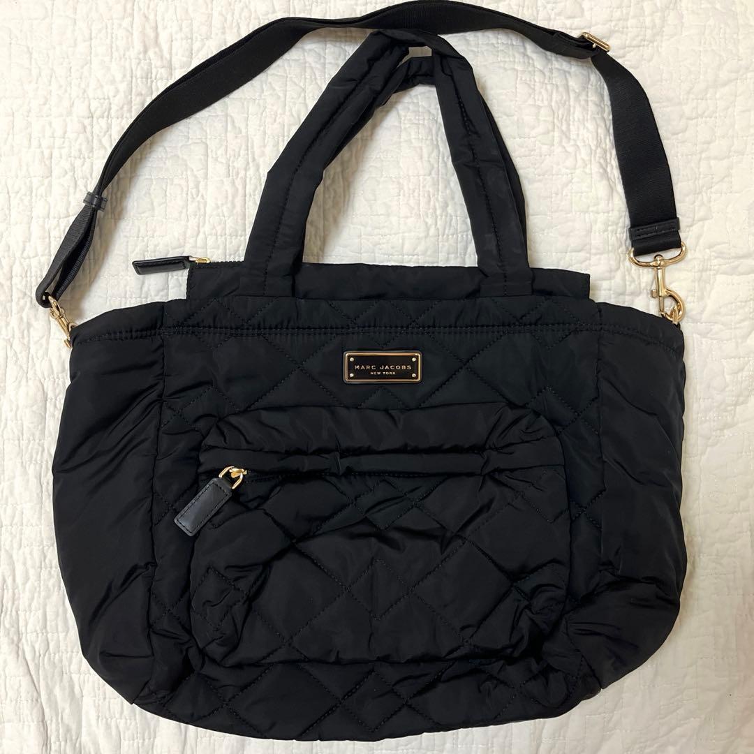【美品】MARC JACOBS マザーズバッグ　ボストンバッグ　ナイロンバッグ