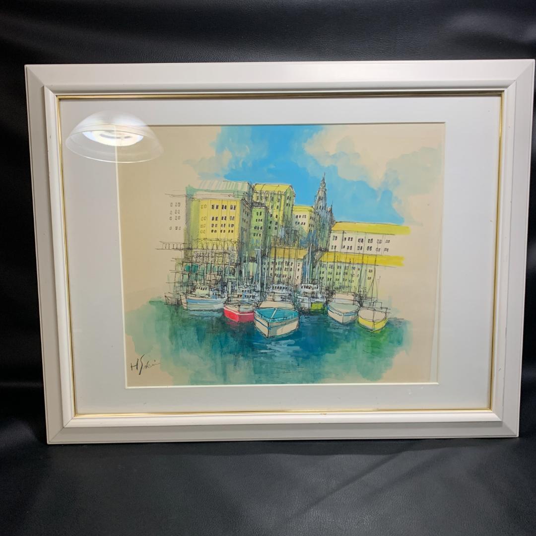 桜井 陽彦　水彩画　肉筆