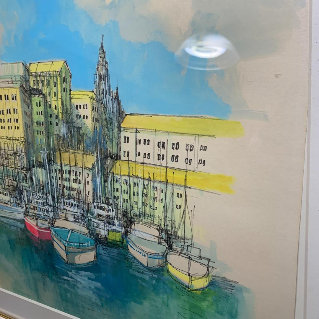 桜井 陽彦　水彩画　肉筆