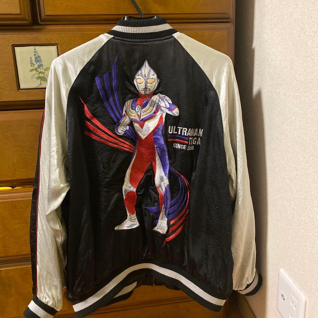 ウルトラマンティガ スカジャン 刺繍 3L 長袖 大きいサイズ