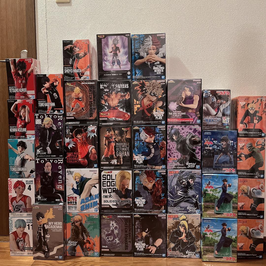 新品未開封・まとめ売り フィギュア 36体 ヒロアカ ドラゴンボール ハイキュー