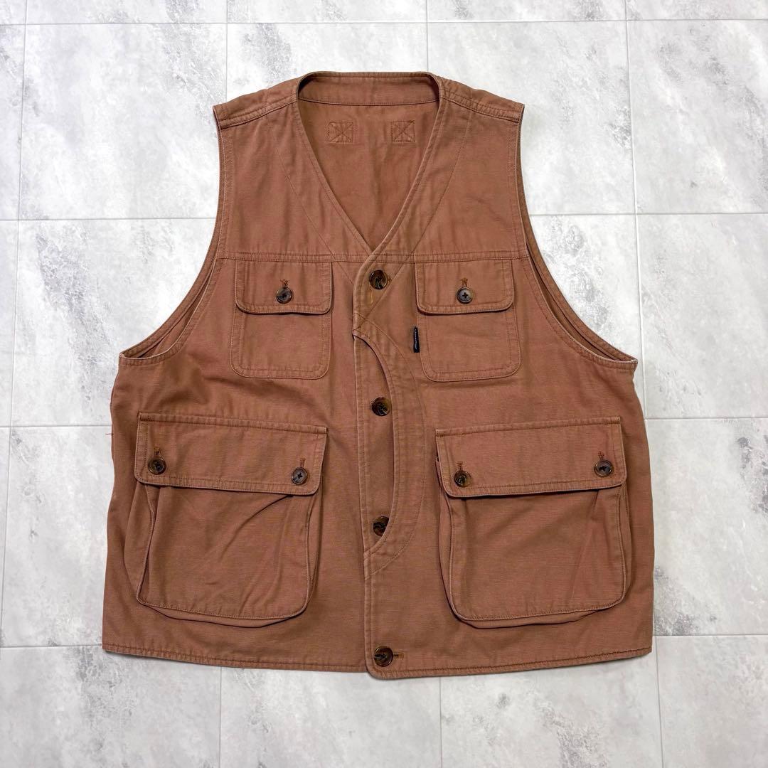 【名品】WILLIS& ハーフムーンポケットベスト ハンティング