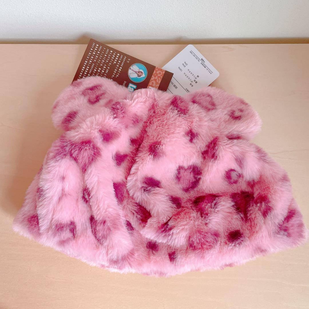 ROSE FAN FAN ピンクヒョウ柄 帽子 くま耳 女の子 ギャル 新品 - メルカリ