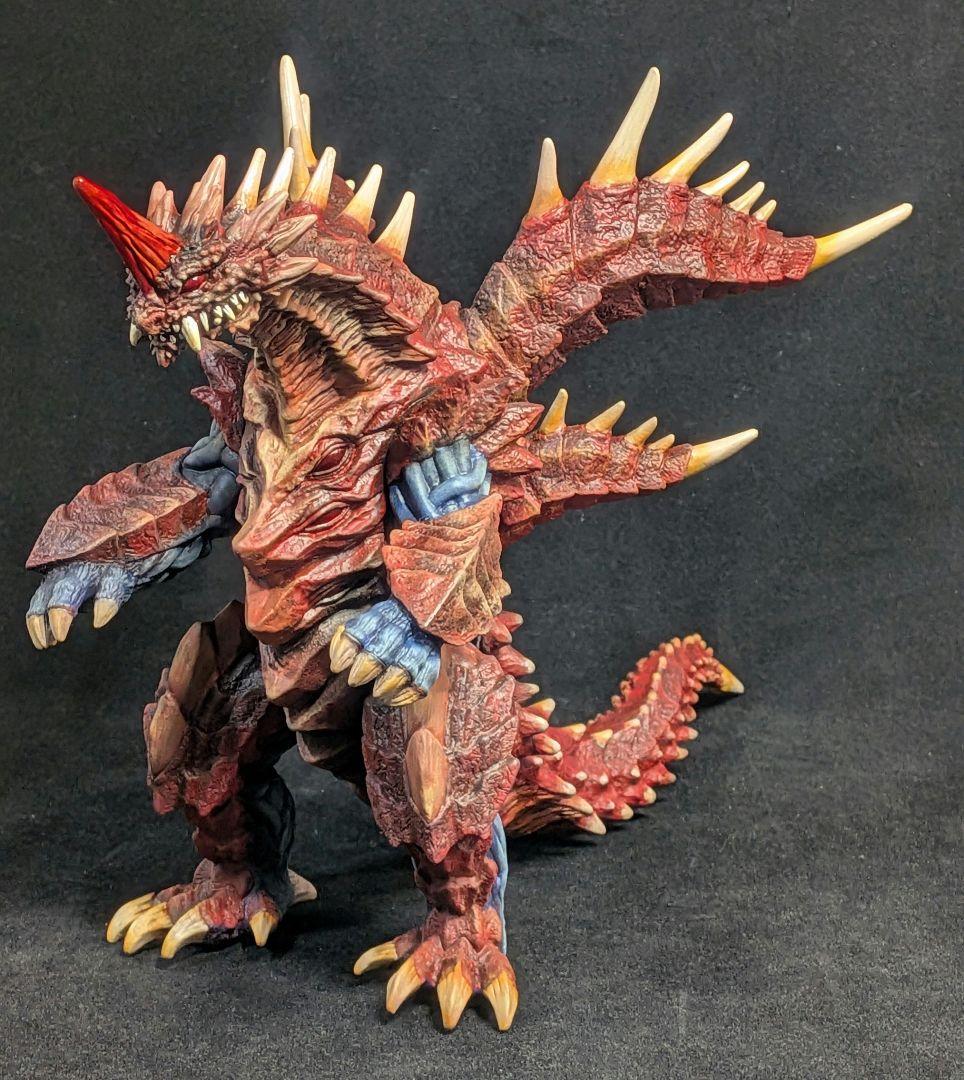 リペイント品 マガオロチ ウルトラマンオーブ ウルトラ怪獣DX ソフビ