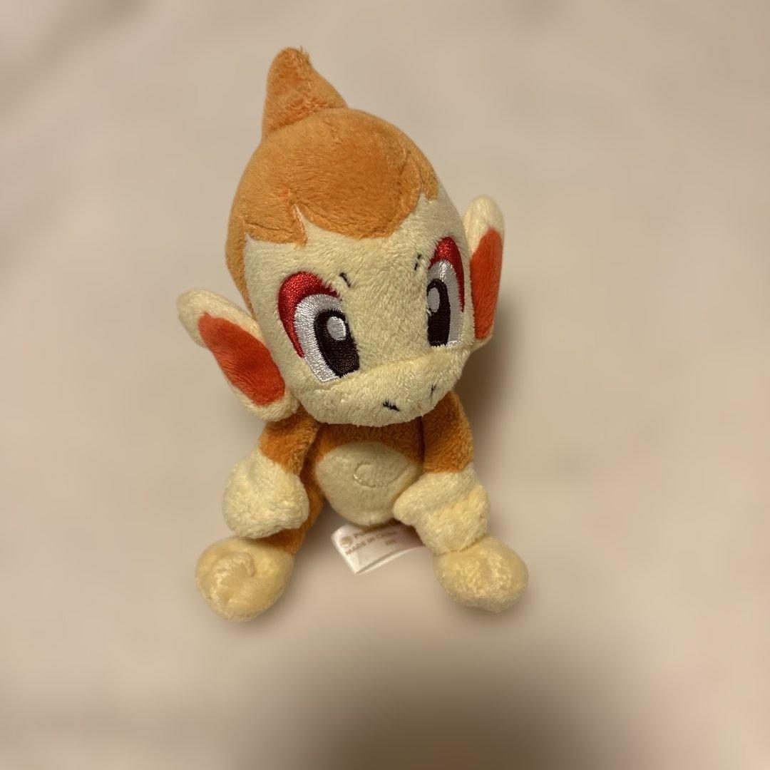 ポケモンセンター　　ぬいぐるみ　ヒコザル　紙タグなし　2006年製 ポケモンセンター ぬいぐるみ ヒコザル ポッチャマ ナエトル 2006年