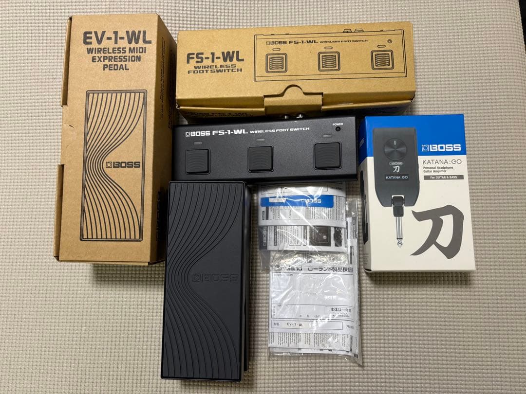 BOSS katana:GO 新品　他ワイヤレスフットスイッチペダルセット