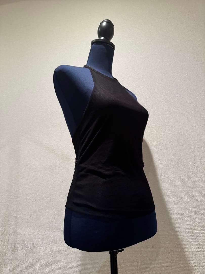 【レア】VIVIENNE TAM ブラック✨ゴールドスパンコール　ホルダーネック Adia | Golden Lynx Melbourne | BRAHMIN