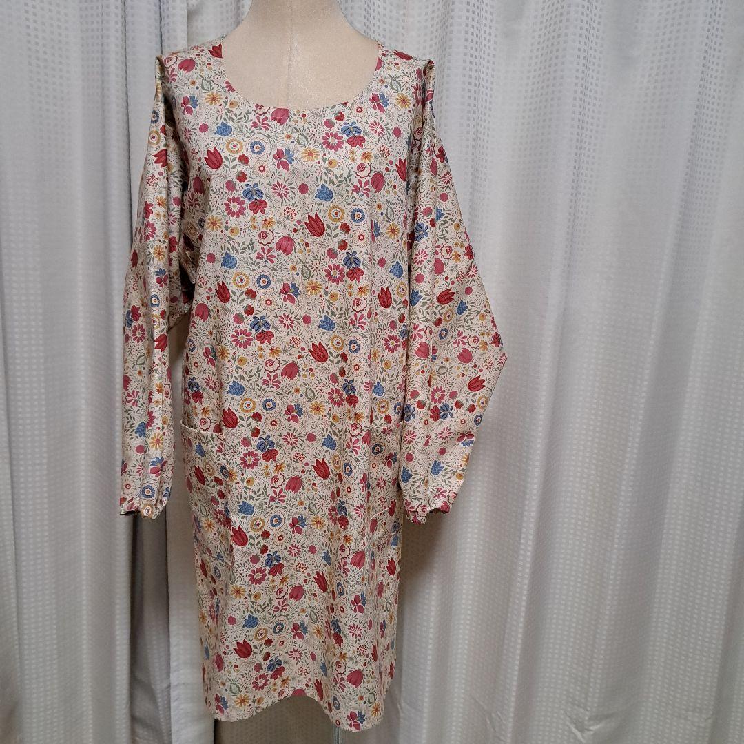 ハンドメイド割烹着(まり)３枚セット