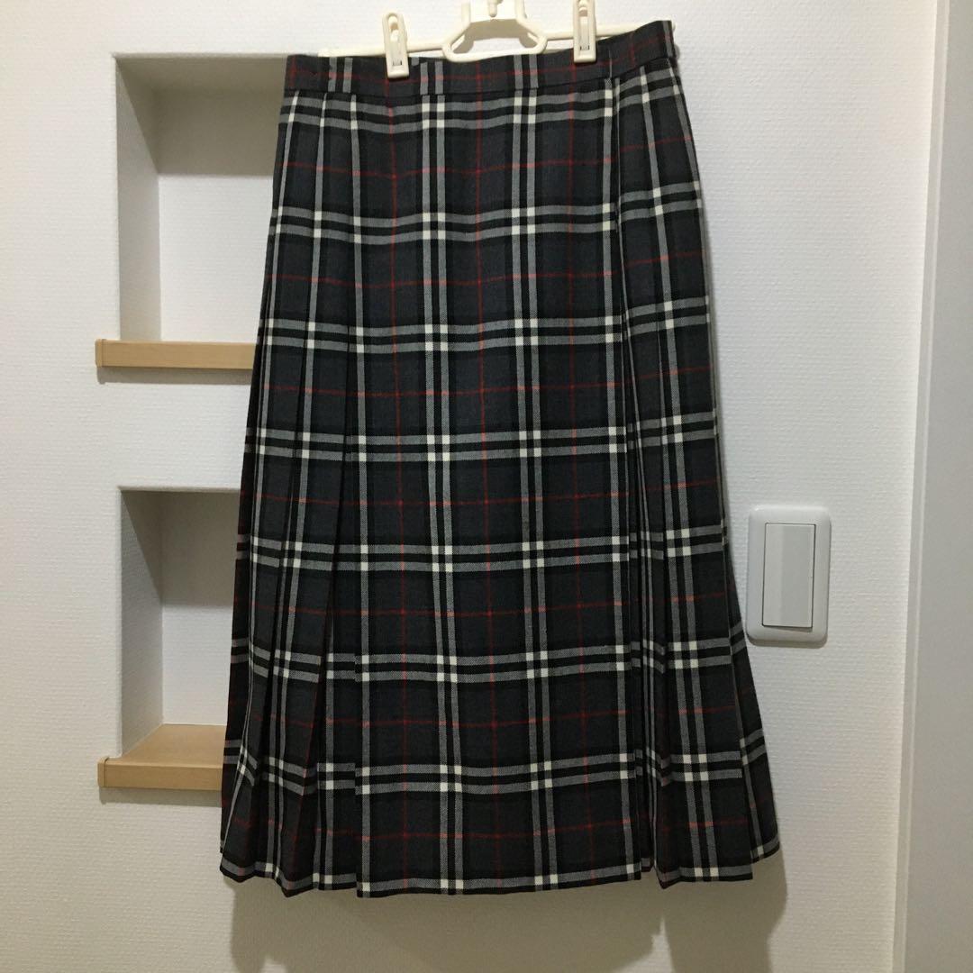 専用です❣️バーバリー ブルーレベル　ウール　ロングスカート