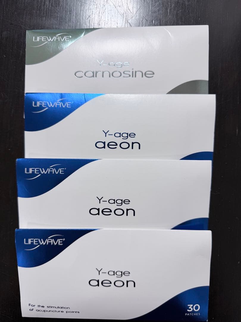 Lifewave Y-age Carnosine & Aeon 30パッチ