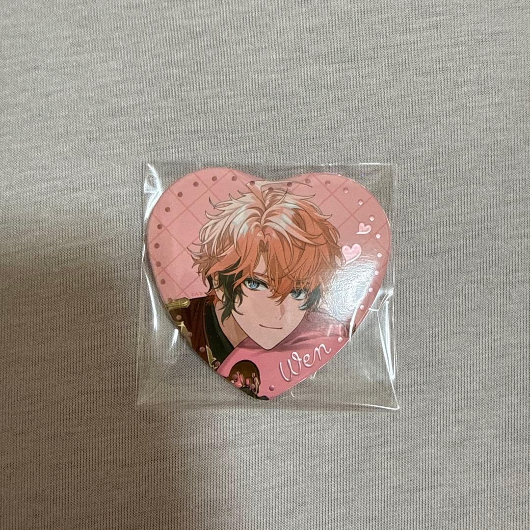 にじさんじ 赤城ウェン Melty Valentine ハート型 缶バッジ - メルカリ