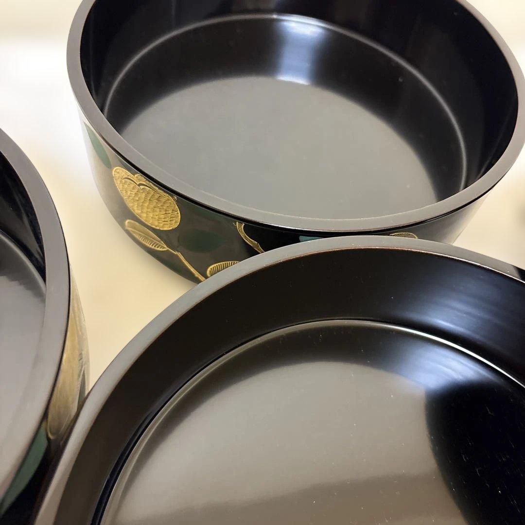 アソベ光石謹製　沈金橘花　丸重　未使用